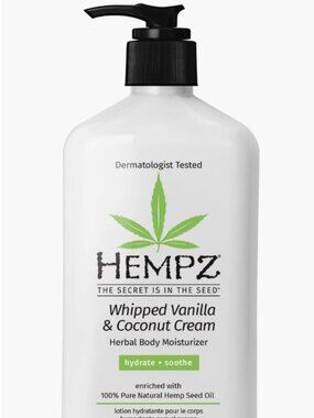 Whipped Vanilla Coconut Cream Herbal Body Moisturizer